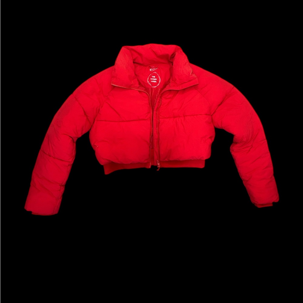 Red Puffer Jacket - image 1